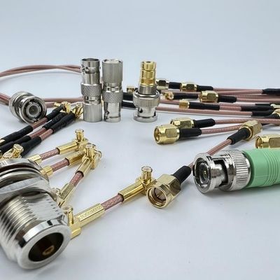 Un bon prix. Connecteur coaxial RF à cloisonnement TNC BNC UHF N SMA SMB SSMA SSMB SMC SSMC Montage de panneau en ligne