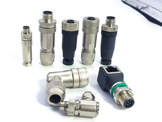 IP67 Connecteur circulaire étanche à l'eau M5 M8 M9 M12 M16 M23 Avec surmoulage de câble