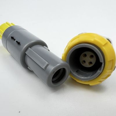 Grise Noir connecteurs médicaux électriques PPS PEEK en plastique pour instruments sensibles