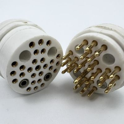 Connecteur circulaire coaxial ip68 à courant élevé 26 isolant de signaux pour l'endoscopie