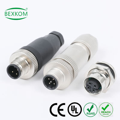 Bon prix Connecteur industriel M5 M8 M9 M12 M16 M23 à vis en ligne